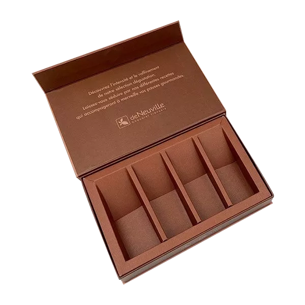 Book Style Boxes with Integrated Compartments 